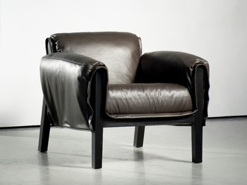 KENT - Upholstered armchair with armrests by Piet Boon - view 2